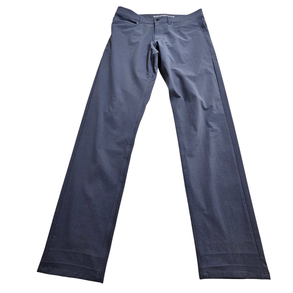 Western Rise Evolution‎ Pant 33x32 Blue Grey Classic Fit 4-Way Stretch Travel